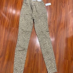 Pacsun Cheetah Print Skinny Jeans